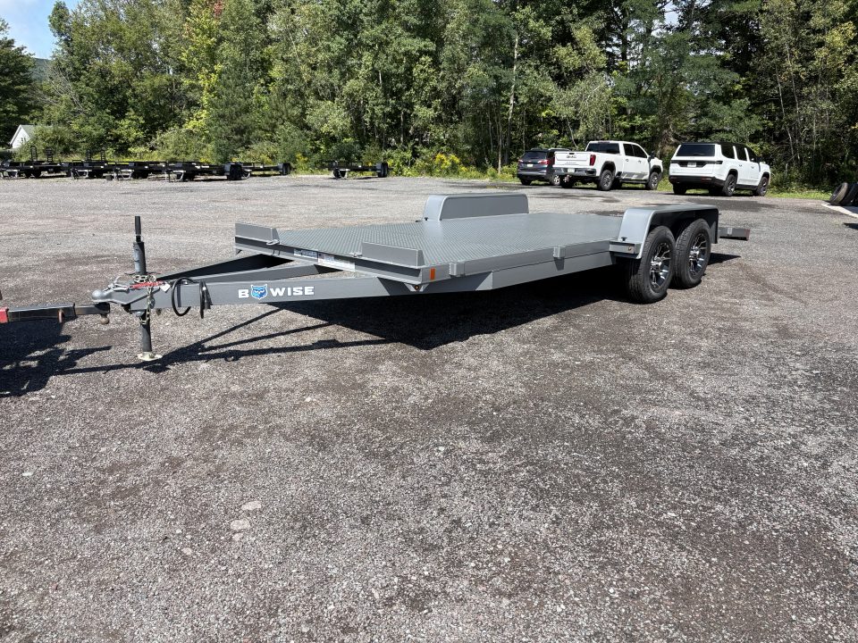 New 2026 BWISE CH10 82x20 10K Full Steel Deck Car Hauler Car Hauler w/Removable Fenders