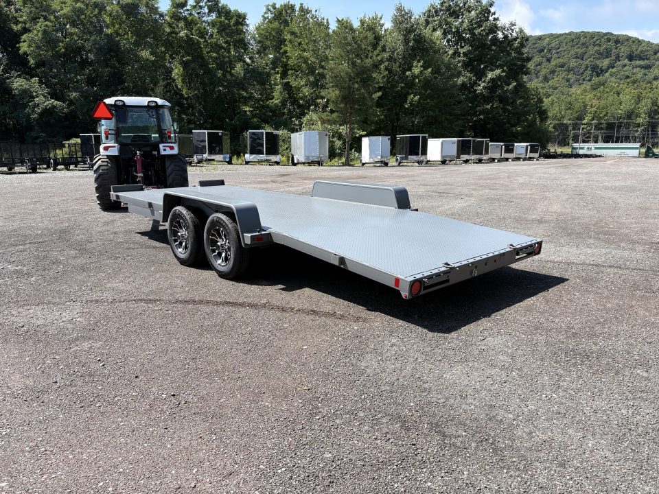 New 2026 BWISE CH10 82x20 10K Full Steel Deck Car Hauler Car Hauler w/Removable Fenders