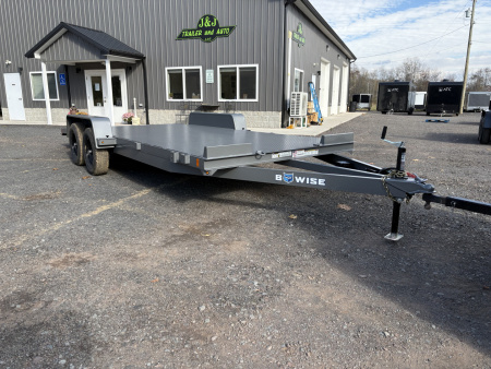 New 2026 BWISE CH10 82x20 10K Full Steel Deck Car Hauler Car Hauler w/Removable Fenders