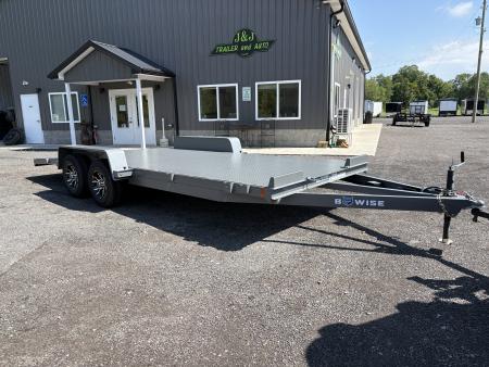 New 2026 BWISE CH10 82x20 10K Full Steel Deck Car Hauler Car Hauler w/Removable Fenders