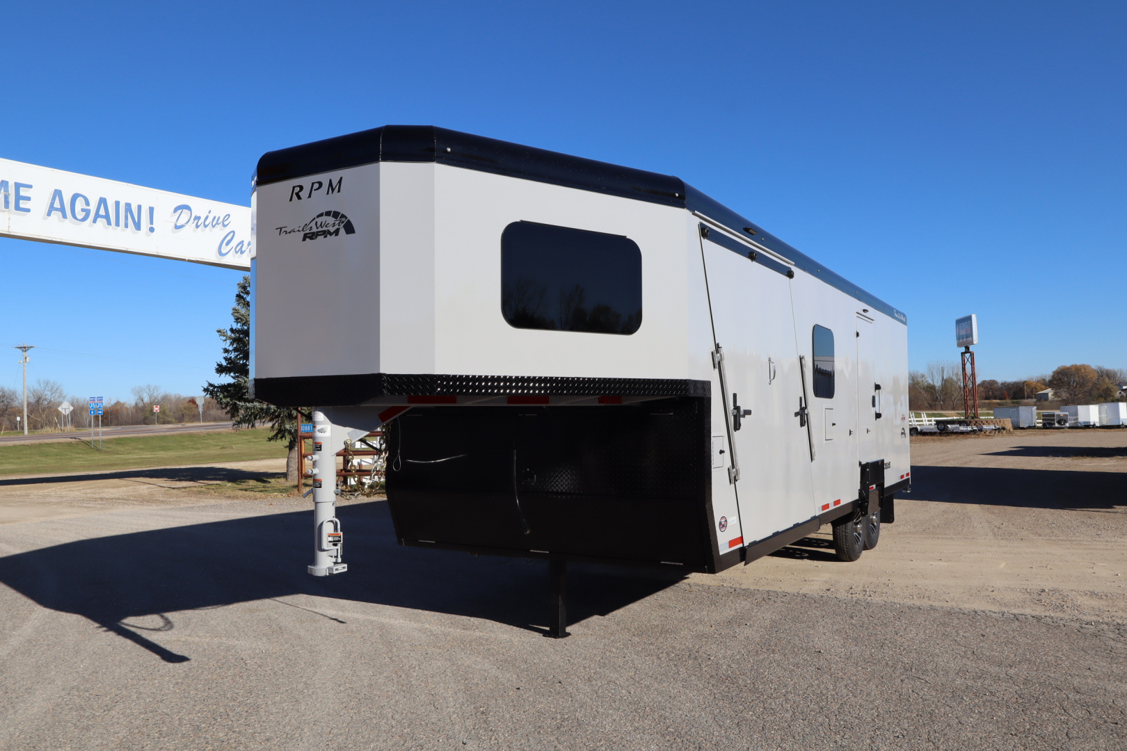 New 2026 Trails West RPM 24' GN Snowmobile Trailer