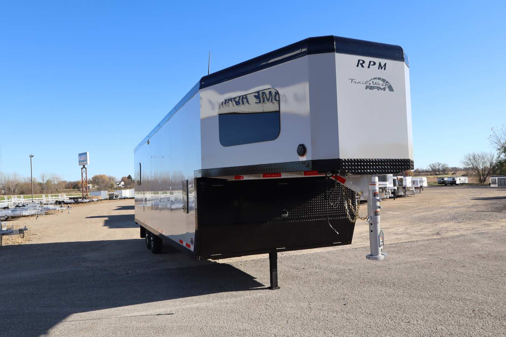 New 2026 Trails West RPM 24' GN Snowmobile Trailer