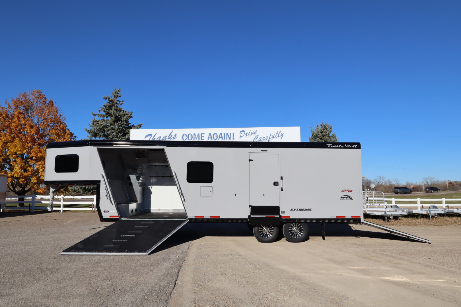 New 2026 Trails West RPM 24' GN Snowmobile Trailer