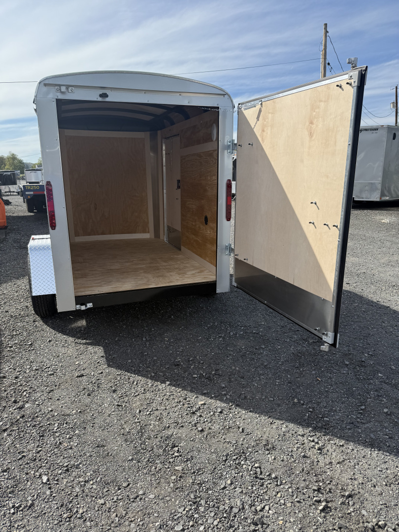 New 2026 Homesteader 5x8 SWING Door Cargo - SILVER