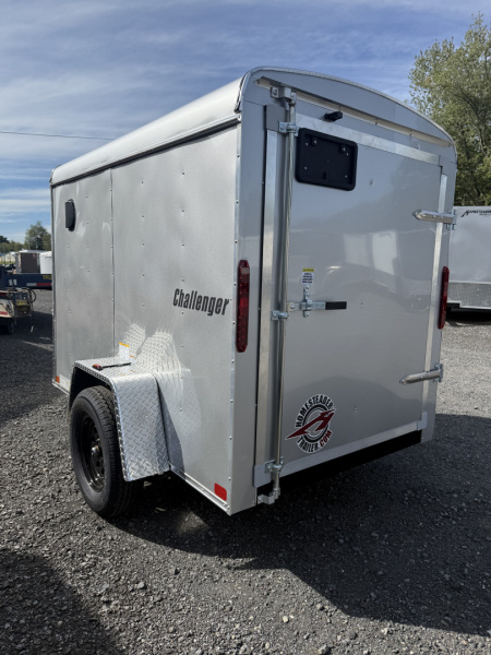 New 2026 Homesteader 5x8 SWING Door Cargo - SILVER