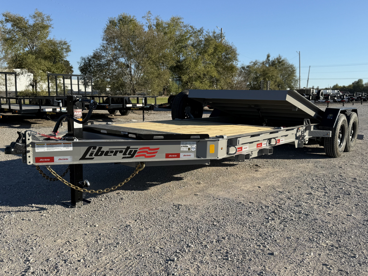 New 2026 Liberty LT14K83x22 I Beam Tilt Trailer w/ 14 Ply Tire Upg.