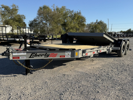 New 2026 Liberty LT14K83x22 I Beam Tilt Trailer w/ 14 Ply Tire Upg.