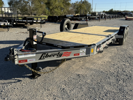 New 2026 Liberty LT14K83x22 I Beam Tilt Trailer w/ 14 Ply Tire Upg.