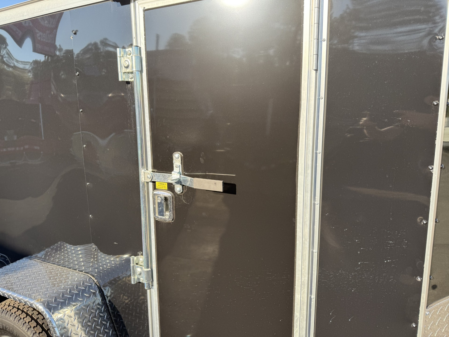 New TX5X8SA TEXAS TRAILERS 5' X 8' CARGO / ENCLOSED TRAILER W/REAR RAMP DOOR & SIDE DOOR