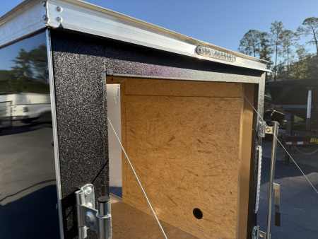 New TX5X8SA TEXAS TRAILERS 5' X 8' CARGO / ENCLOSED TRAILER W/REAR RAMP DOOR & SIDE DOOR