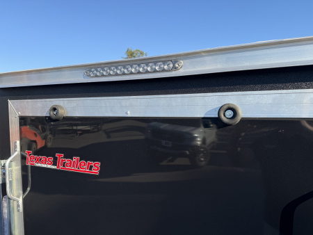 New TX5X8SA TEXAS TRAILERS 5' X 8' CARGO / ENCLOSED TRAILER W/REAR RAMP DOOR & SIDE DOOR