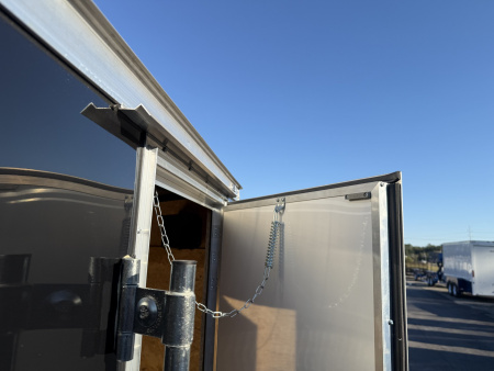 New TX5X8SA TEXAS TRAILERS 5' X 8' CARGO / ENCLOSED TRAILER W/REAR RAMP DOOR & SIDE DOOR