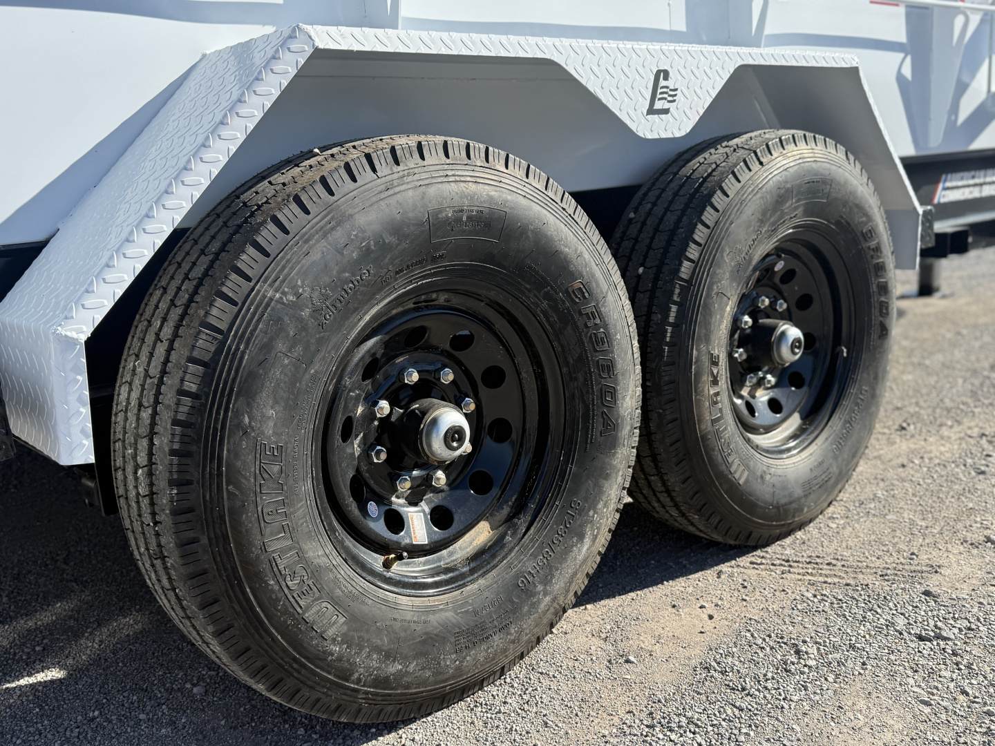 New 2026 Liberty LD14K83x14 Two-Tone Telescopic Hoist Dump Trailer w/ 14 Ply Tire Upg. and Hydraulic Tongue Jack