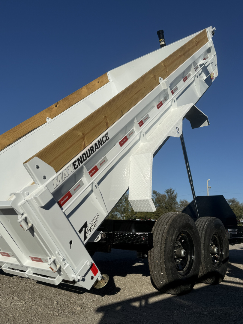 New 2026 Liberty LD14K83x14 Two-Tone Telescopic Hoist Dump Trailer w/ 14 Ply Tire Upg. and Hydraulic Tongue Jack