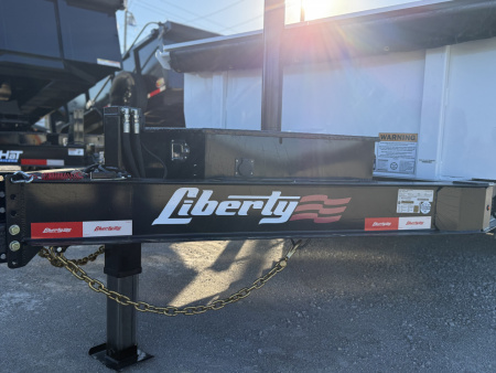 New 2026 Liberty LD14K83x14 Two-Tone Telescopic Hoist Dump Trailer w/ 14 Ply Tire Upg. and Hydraulic Tongue Jack