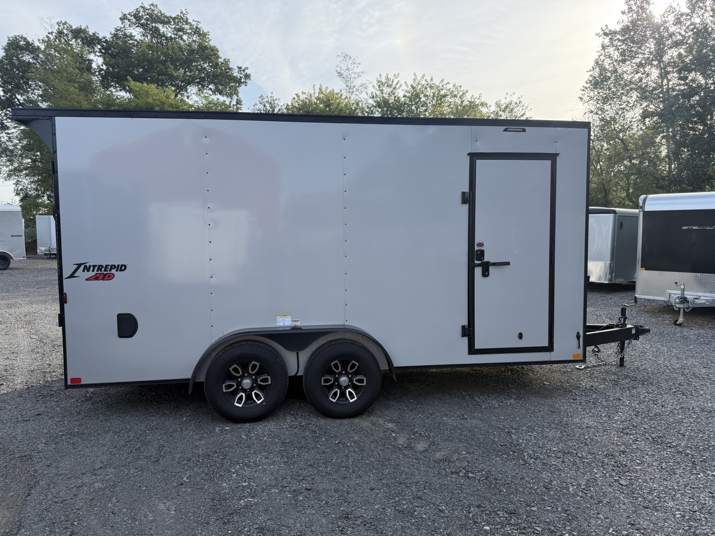 New 2026 Homesteader 7x16IH V-Nose - 7' Interior - SILVER - UTV OPTIONS