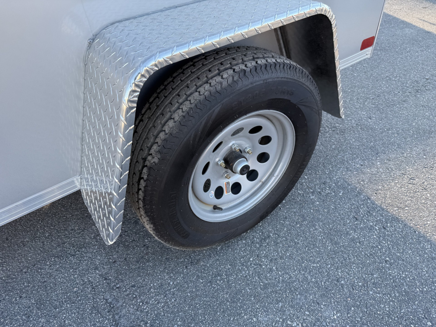 New TX5X8SA TEXAS TRAILERS 5' X 8' CARGO / ENCLOSED TRAILER W/REAR RAMP DOOR