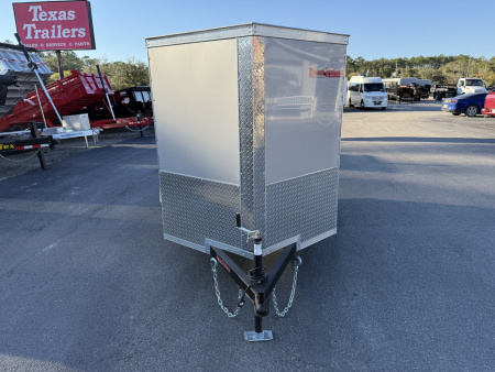 New TX5X8SA TEXAS TRAILERS 5' X 8' CARGO / ENCLOSED TRAILER W/REAR RAMP DOOR