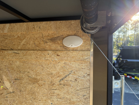 New TX5X8SA TEXAS TRAILERS 5' X 8' CARGO / ENCLOSED TRAILER W/REAR RAMP DOOR