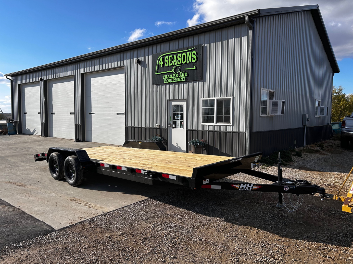 New 2026 H&H Trailers 82"X20' 7k gvwr Slide-Out ramps Car / Racing Trailer