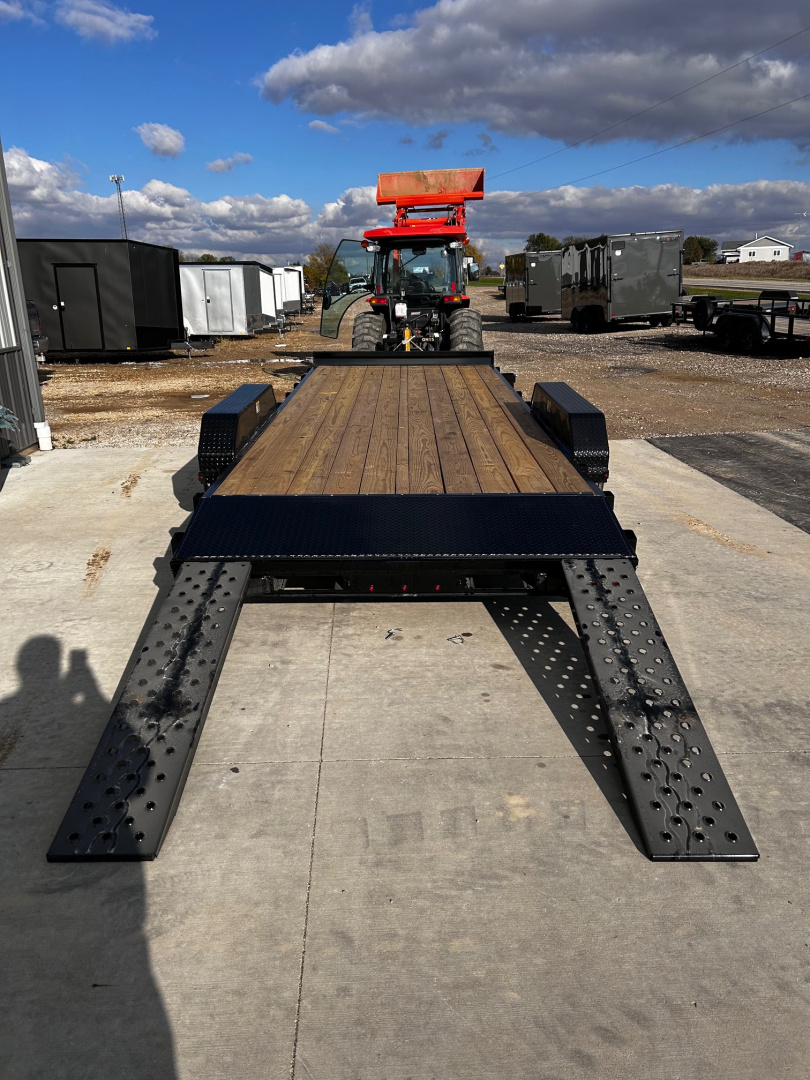 New 2026 H&H Trailers 82"X20' 7k gvwr Slide-Out ramps Car / Racing Trailer