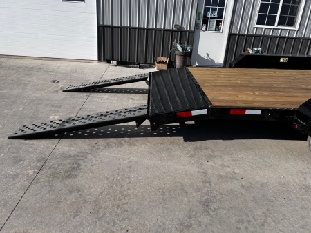 New 2026 H&H Trailers 82"X20' 7k gvwr Slide-Out ramps Car / Racing Trailer