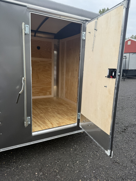 New 2026 Homesteader 7x16 Cargo Trailer - Swing Door - GRAY