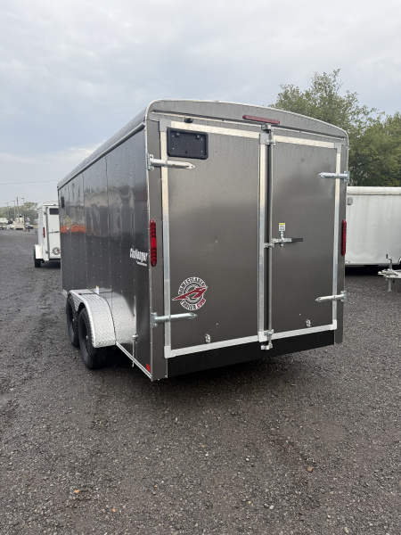 New 2026 Homesteader 7x16 Cargo Trailer - Swing Door - GRAY