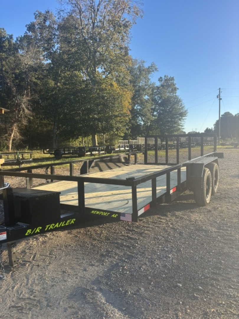 New 2026 B/R Trailers 82"x16' Tandem Axle Utility Trailer