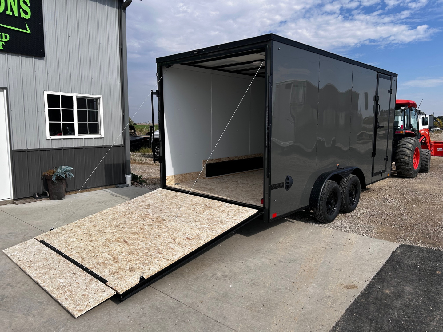 New 2026 Discovery Trailers 7.5x16 Blackout Package .080 exterior skins Cargo / Enclosed Trailer