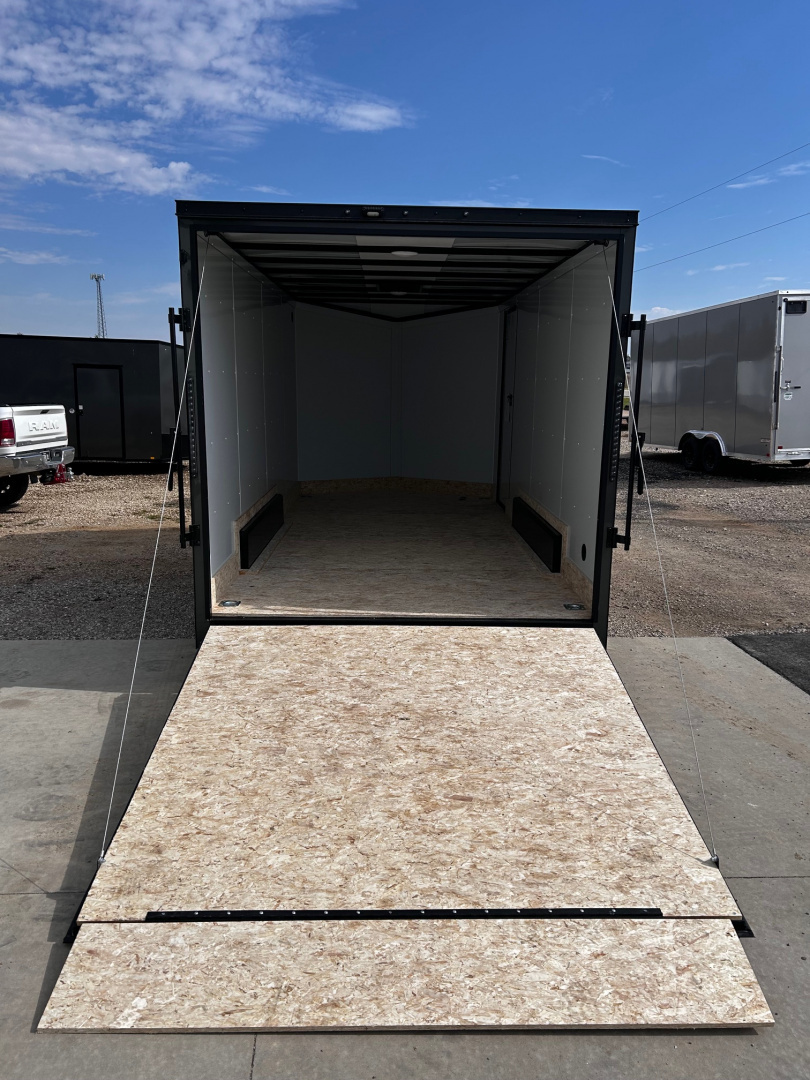 New 2026 Discovery Trailers 7.5x16 Blackout Package .080 exterior skins Cargo / Enclosed Trailer
