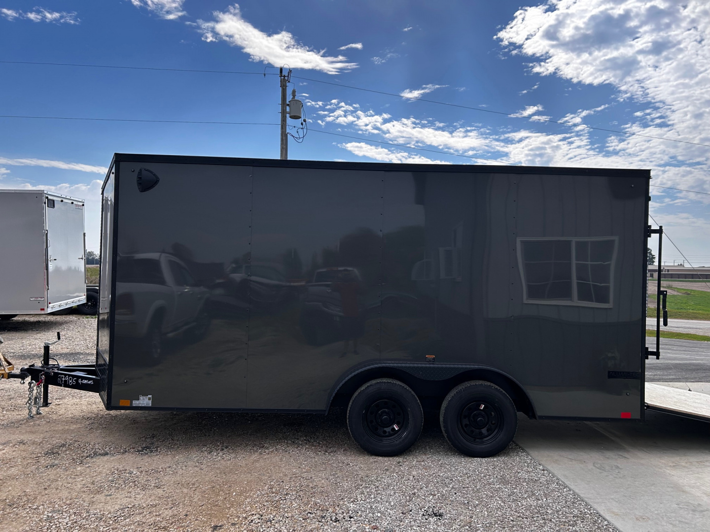 New 2026 Discovery Trailers 7.5x16 Blackout Package .080 exterior skins Cargo / Enclosed Trailer