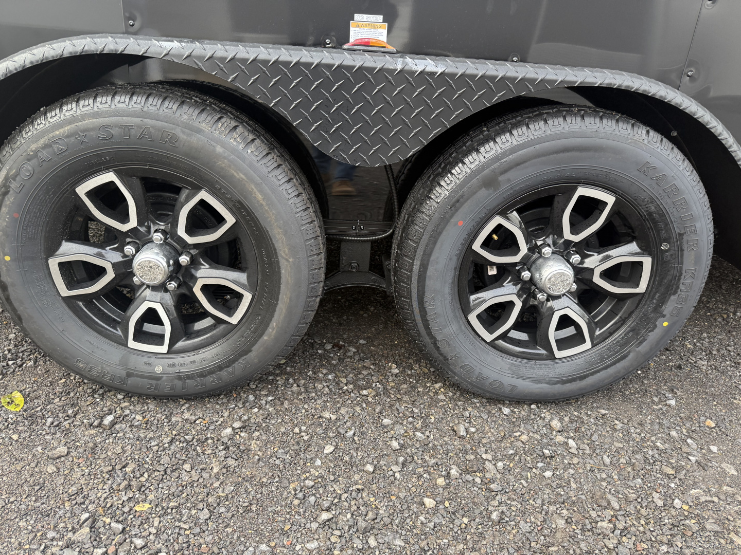 New 2026 Homesteader 7x14IT V-Nose - 7' Interior - BLACK - BLACK OUT PKG - ALUM. WHEELS