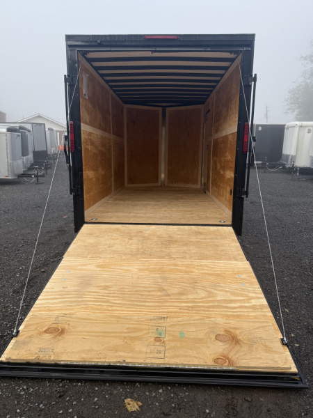 New 2026 Homesteader 7x14IT V-Nose - 7' Interior - BLACK - BLACK OUT PKG - ALUM. WHEELS