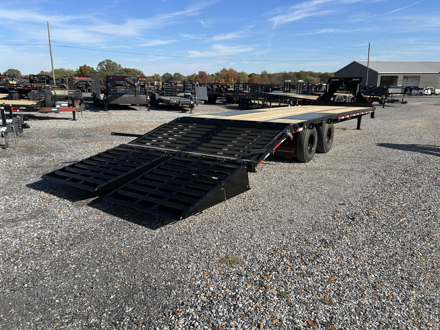 New 2026 MAXXD Gooseneck Flatbed Trailer | 102" x 32' 25.9K GVWR