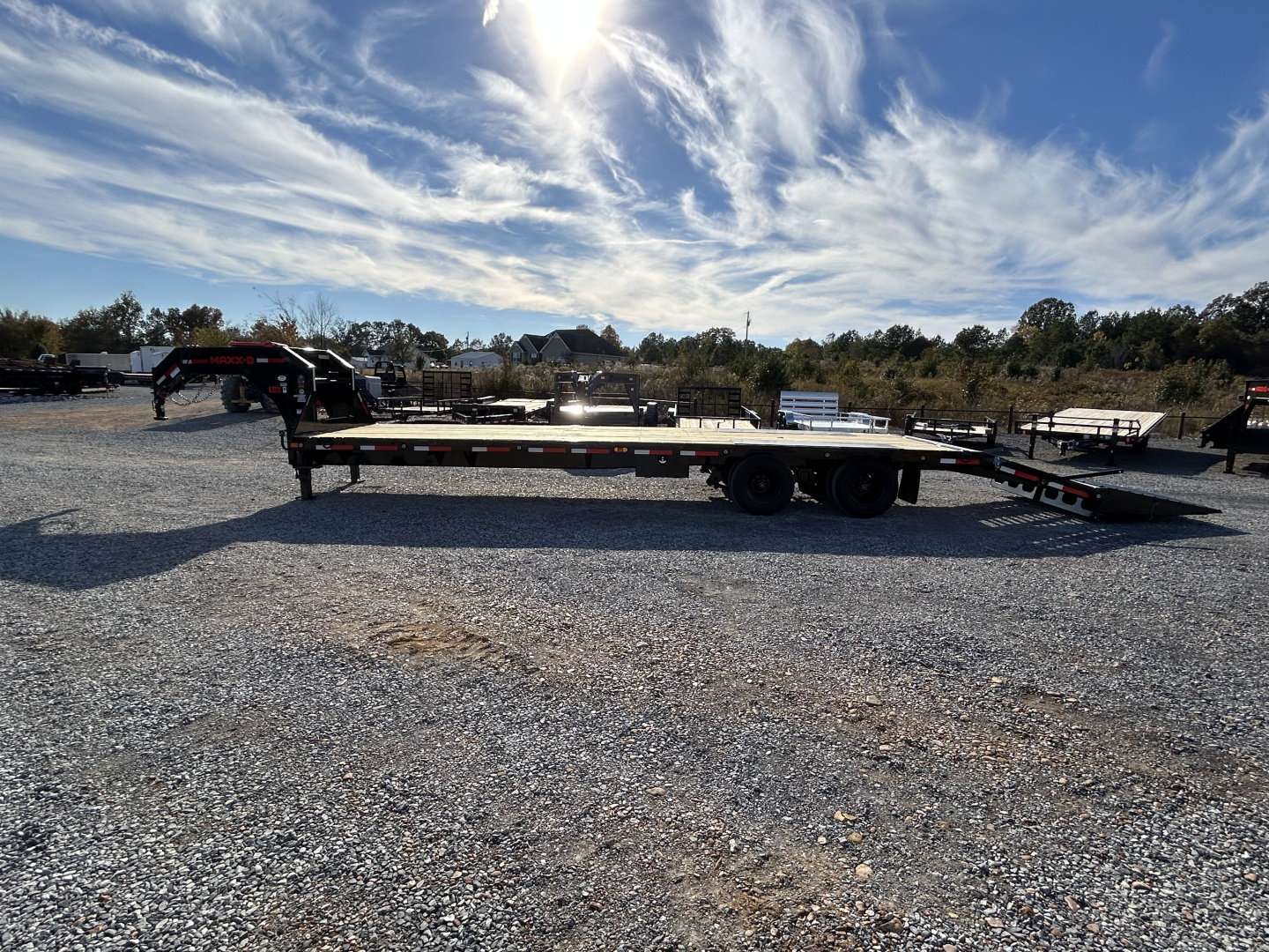 New 2026 MAXXD Gooseneck Flatbed Trailer | 102" x 32' 25.9K GVWR