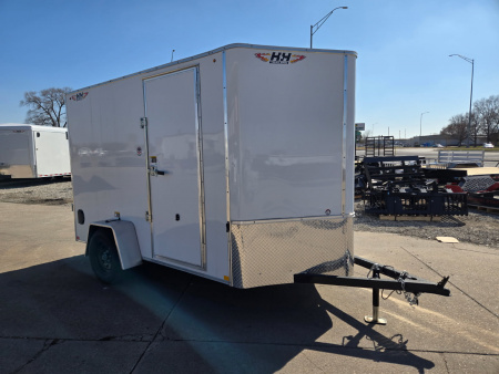 New 2026 H&H Trailers 6x10 HH Series Flat Top V-Nose 3K Cargo / Enclosed Trailer