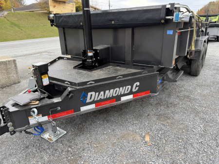New 2026 Diamond C LPT207 TELESCOPIC DUMP TRAILER LONG ARM TARP WIRELESS REMOTE