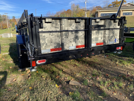 New 2026 Diamond C LPT207 TELESCOPIC DUMP TRAILER 14’ DIRTY GRAPHIX WRAP PACESETTER SPECIAL EDITION