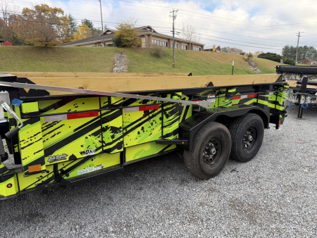 New 2026 Diamond C LPT207 TELESCOPIC DUMP TRAILER 14’ PACESETTER SPECIAL 40 YEAR DIRTY GRAPHIX WRAP