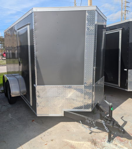 New 2026 Rock Solid Cargo 6X12 ENCLOSED TA RAMP Cargo Trailer