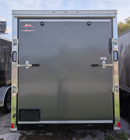 New 2026 Rock Solid Cargo 6X12 ENCLOSED TA RAMP Cargo Trailer