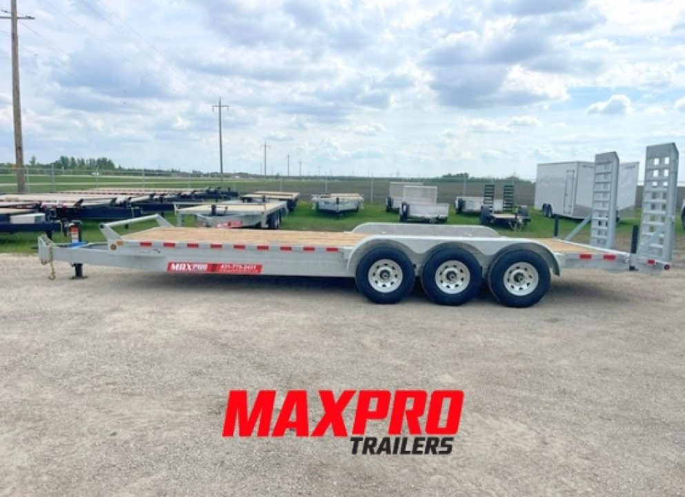 New 2026 Canada Trailers 24 ft Galvanized Triple Axle Equipment Trailer
