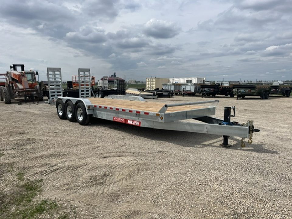 New 2026 Canada Trailers 24 ft Galvanized Triple Axle Equipment Trailer