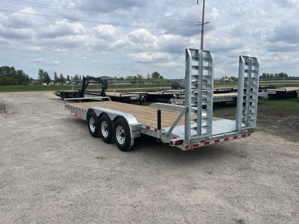 New 2026 Canada Trailers 24 ft Galvanized Triple Axle Equipment Trailer