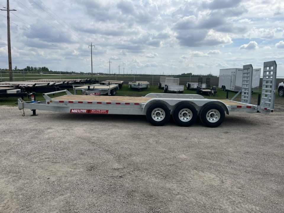 New 2026 Canada Trailers 24 ft Galvanized Triple Axle Equipment Trailer