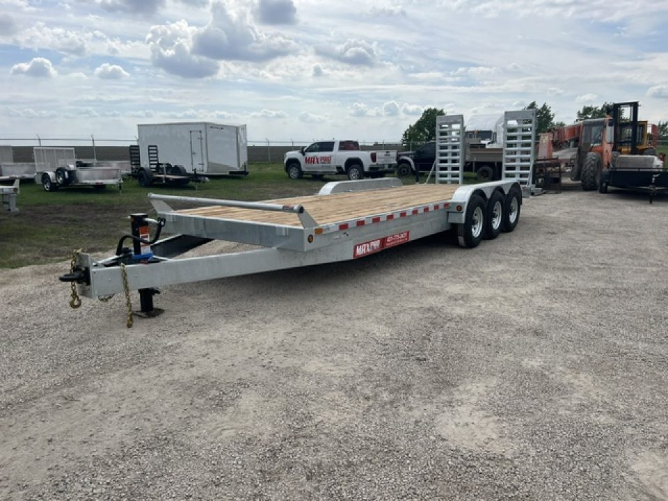 New 2026 Canada Trailers 24 ft Galvanized Triple Axle Equipment Trailer