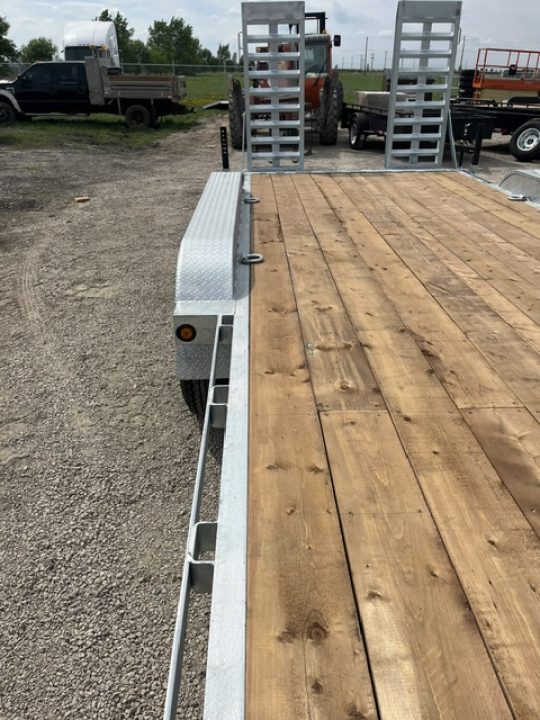 New 2026 Canada Trailers 24 ft Galvanized Triple Axle Equipment Trailer