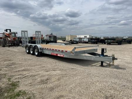 New 2026 Canada Trailers 24 ft Galvanized Triple Axle Equipment Trailer