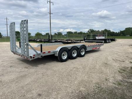 New 2026 Canada Trailers 24 ft Galvanized Triple Axle Equipment Trailer